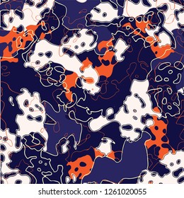 animal skin leopard pattern in vector - Vektör