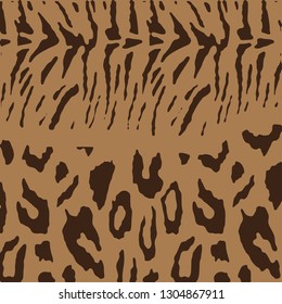 animal skin leopard pattern in vector