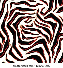 animal skin leopard pattern in vector 