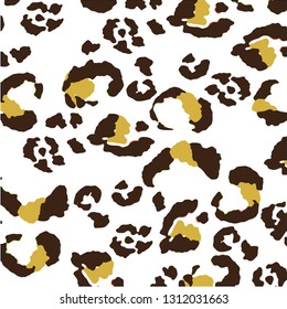 animal skin leopard pattern in vector 