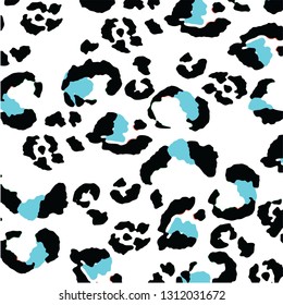 animal skin leopard pattern in vector 