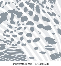 animal skin leopard pattern in vector 