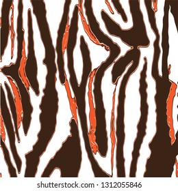 animal skin leopard pattern in vector 