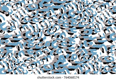 animal skin leopard pattern in vector
