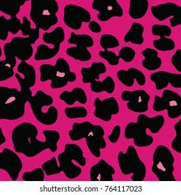 animal skin leopard pattern in vector