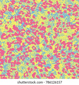 animal skin leopard pattern in vector