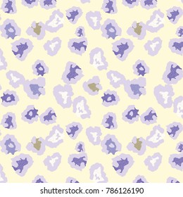 animal skin leopard pattern in vector