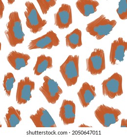 Animal skin leopard seamless pattern. cheetah, Jaguar, panther, leopard fur.