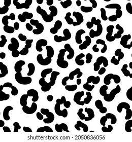 Animal skin leopard seamless pattern. cheetah, Jaguar, panther, leopard fur.
