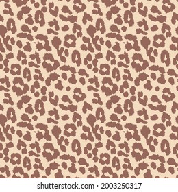 Animal skin pattern. Leopard leather seamless design