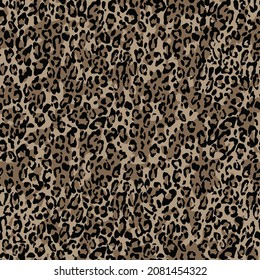 Animal skin pattern leopard leather seamless design