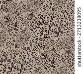 Animal skin pattern seamless. Design for fabric, wallpaper, wrapping, background.