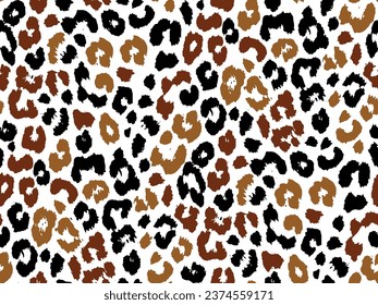 Animal skin pattern seamless. Design for fabric, wallpaper, wrapping, background.