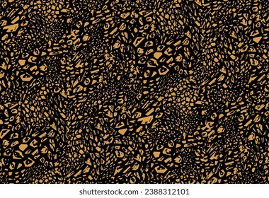 Animal skin pattern seamless. Design for fabric, wallpaper, wrapping, background.