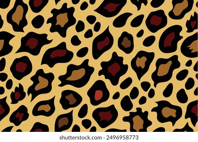 Animal skin pattern seamless. Design for fabric, wallpaper, wrapping, background and more