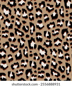 Animal skin pattern seamless. Design for fabric, wallpaper, wrapping, background.