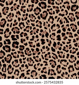 Animal skin pattern seamless. Design for fabric, wallpaper, wrapping, background.
