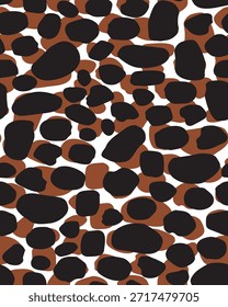 Patrón de piel animal sin costuras. Diseño para tela, Fondo de pantalla, envoltura, fondo.