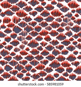 Animal skin pattern snake spots background vector. Effect rough primitive textured background.