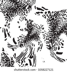 animal skin pattern in vector