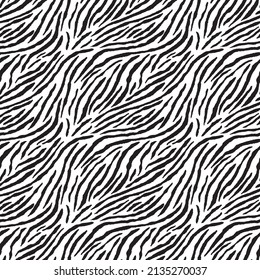 Animal skin pattern, zebra leather seamless design
