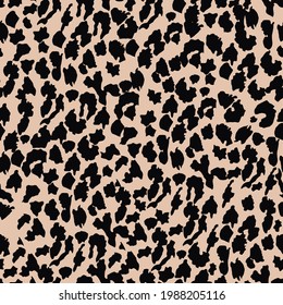 Animal skin print seamless vector pattern 