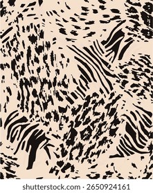 animal skin prints ,Leopard, snake, zebra, tiger safari africa seamless pattern vector design for fashion,fabric and all prints on white background