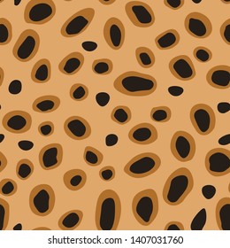 Animal Skin seamless  Pattern print on background Vektör