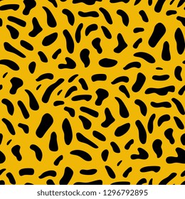 Animal skin seamless pattern with trendy camouflage design for fashion textile print.