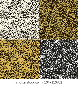 Animal skin seamless pattern. Vector hand drawn ink texture. Trendy textile seamless design template.