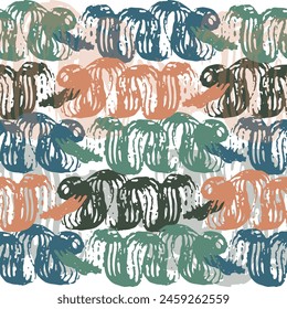  Animal Skin Seamless Vector Pattern Isolated Background Grunge scribbles.