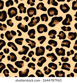 animal skin texture leopard seamless vector design