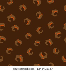 Animal skin. Animal texture. Seamless pattern of stains. Scattered uneven shapes. Vector graphics