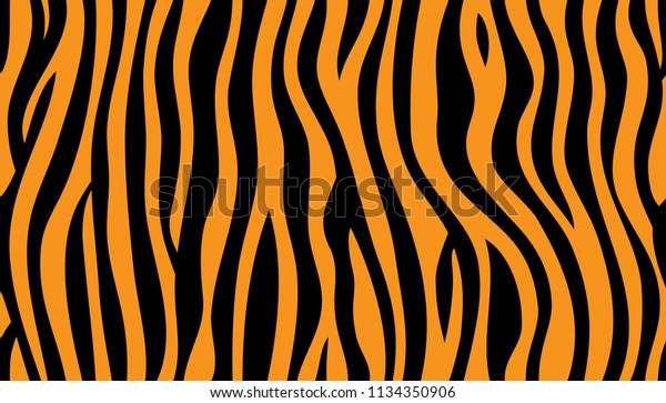 animal skin,\
tiger stripes, abstract pattern, line background, zebra print,\
fabric. Amazing hand drawn vector illustration. Poster, banner.\
Black and orange repeat\
seamless