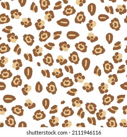 Animal skin. Vector texture. Imprint. Decorative background. Safari seamless pattern. Wildlife