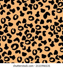 Animal skin. Vector texture. Imprint. Decorative background. Safari seamless pattern. Wildlife
