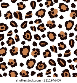 Animal skin. Vector texture. Imprint. Decorative background. Safari seamless pattern. Wildlife