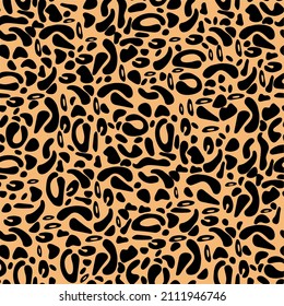 Animal skin. Vector texture. Imprint. Decorative background. Safari seamless pattern. Wildlife