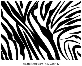 Animal Skin Zebra Pattern