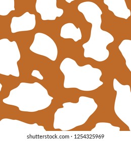 Animal skins vector.  Giraffe or cow vector  pattern.