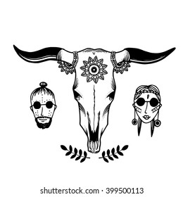 Animal skull