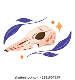 animal skull Boho style icon