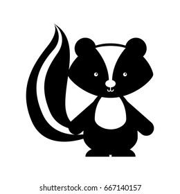 Animal Skunk cartoon