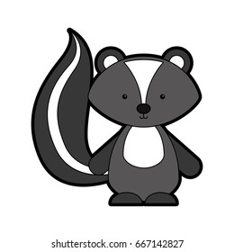 Animal Skunk cartoon