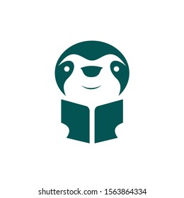Animal sloth logo icon. Design symbol education