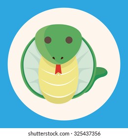 animal snake cartoon theme elements