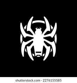 Animal spider web circle modern creative logo