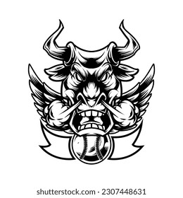 ANIMAL SPORT BALL CLUB VECTOR BLACK AND WHITE