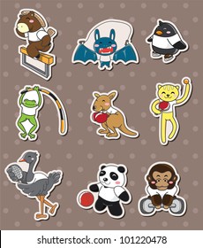animal sport stickers