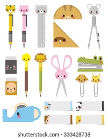 Animal stationery